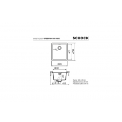 Zlewozmywak Schock GREENWICH N-100S Puro CRISTADUR